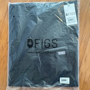 Figs Men’s Three-Pocket Leon Scrub Top Black Size Medium